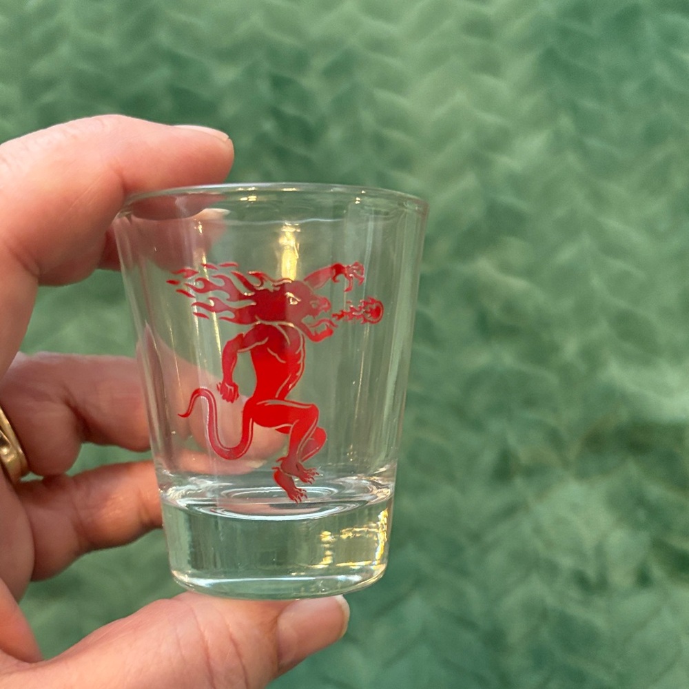 Fireball Whiskey Shot Glass
